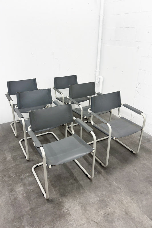 Set van 6 Matteo Grassi x Mart Stam style stoelen