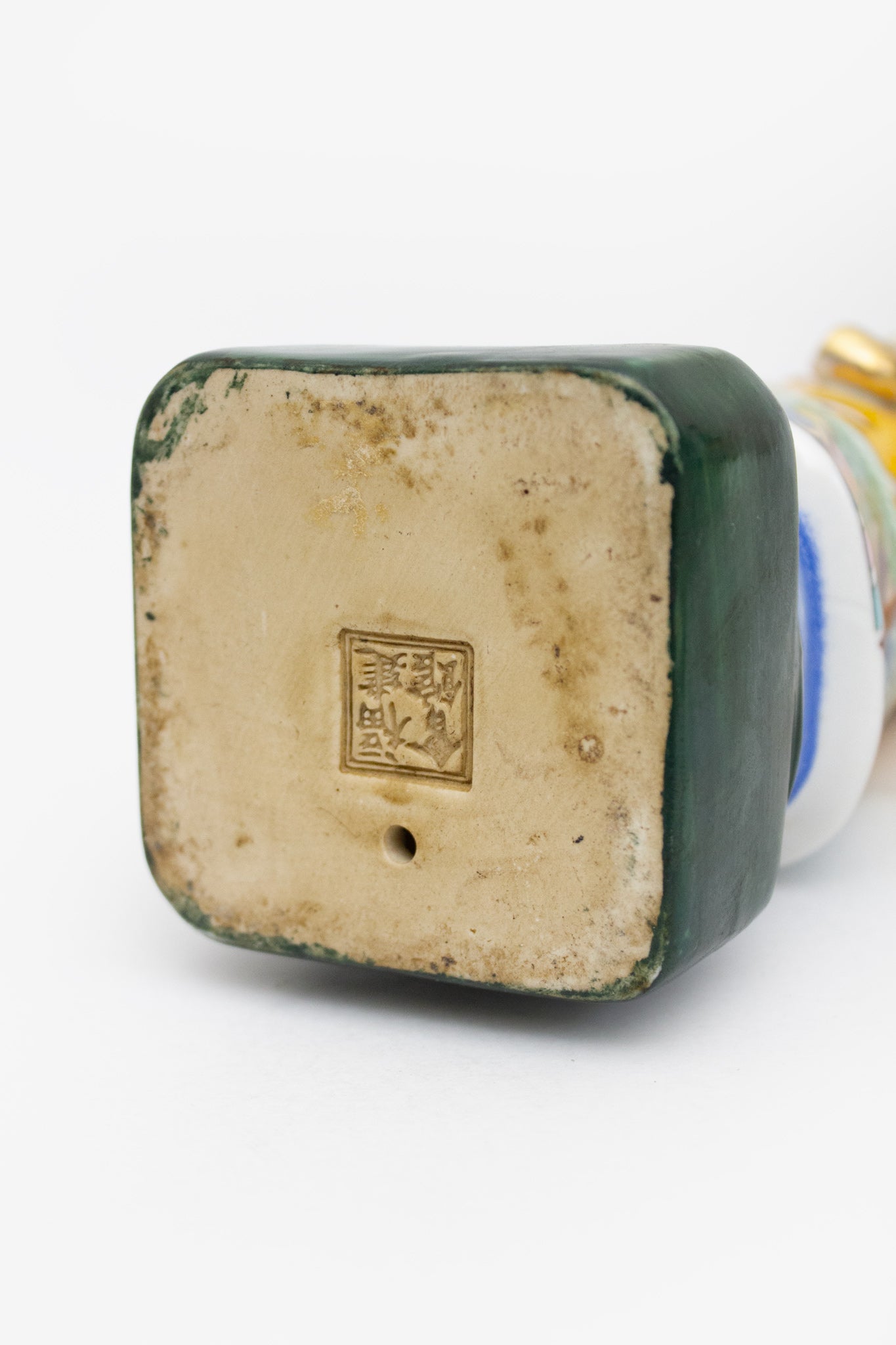 Mid-Century chinees porseleinen beeld Fujian Club keizer