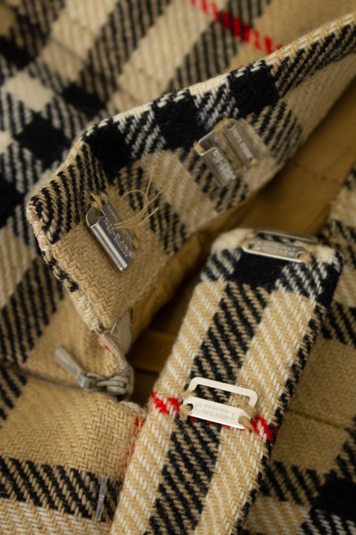 Vintage beige Burberry trenchcoat met ceintuur en uitneembare wintervoering
