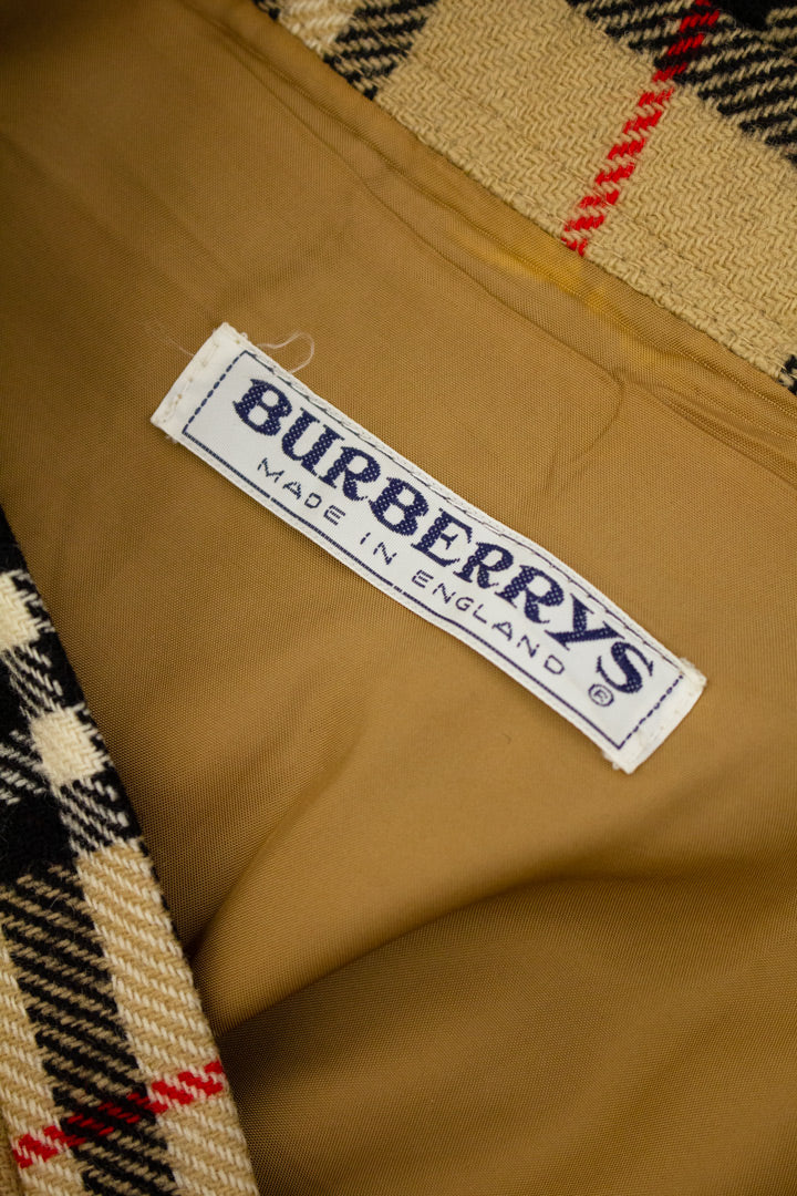 Vintage beige Burberry trenchcoat met ceintuur en uitneembare wintervoering