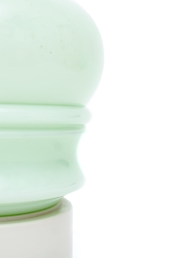Mintgroene plafonnière Art Deco stijl