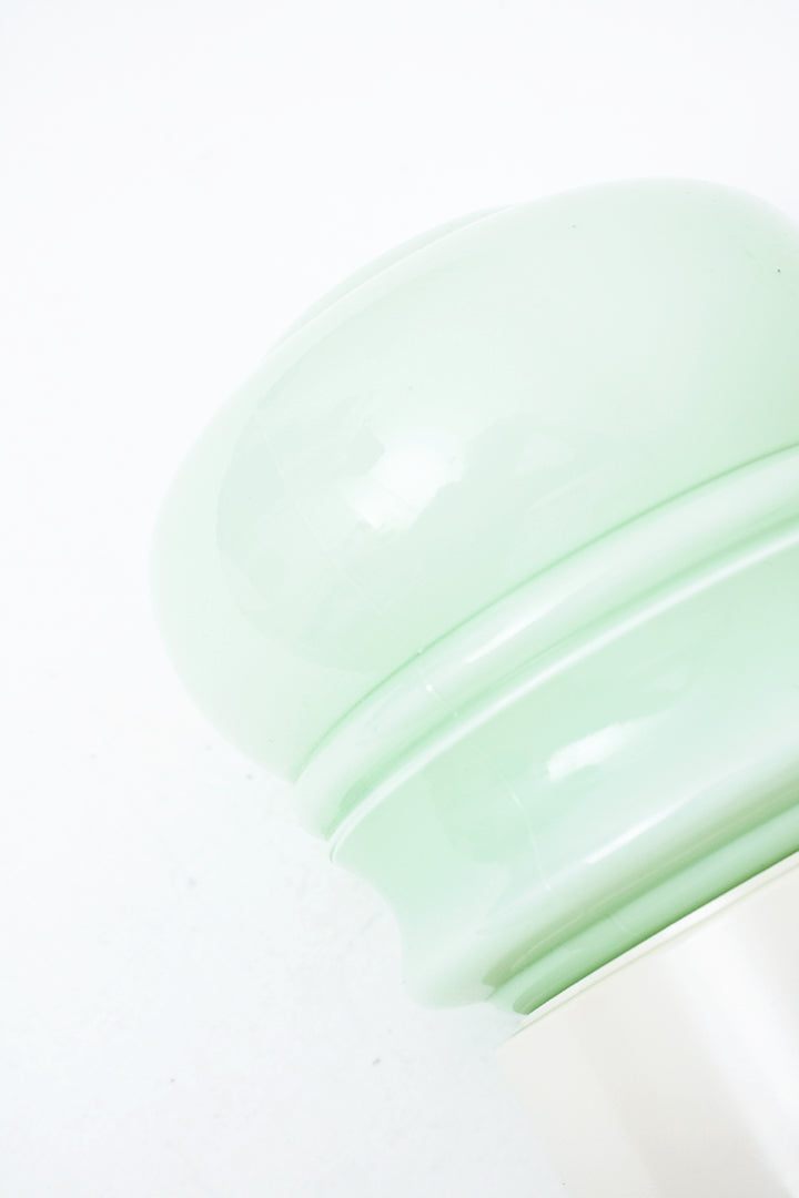 Mintgroene plafonnière Art Deco stijl