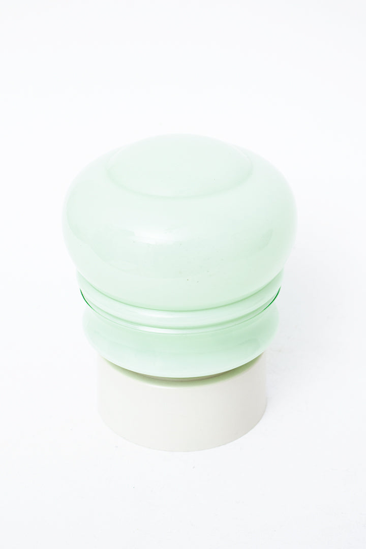 Mintgroene plafonnière Art Deco stijl
