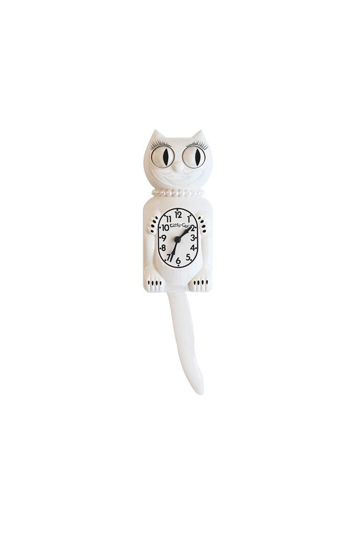 Miss Kitty-Cat kattenklok wit