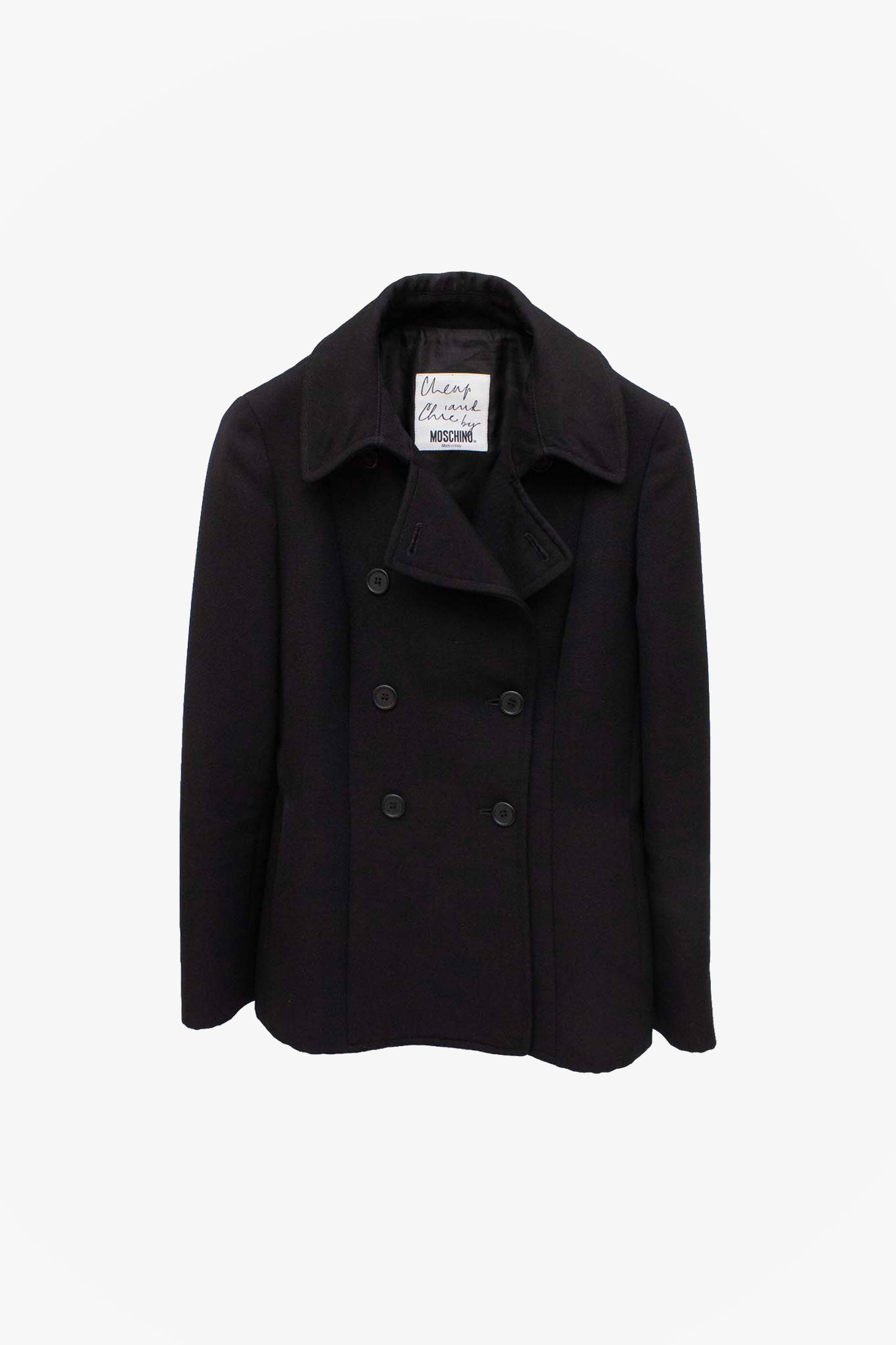 Zwart double breasted Moschino Cheap & Chic jasje