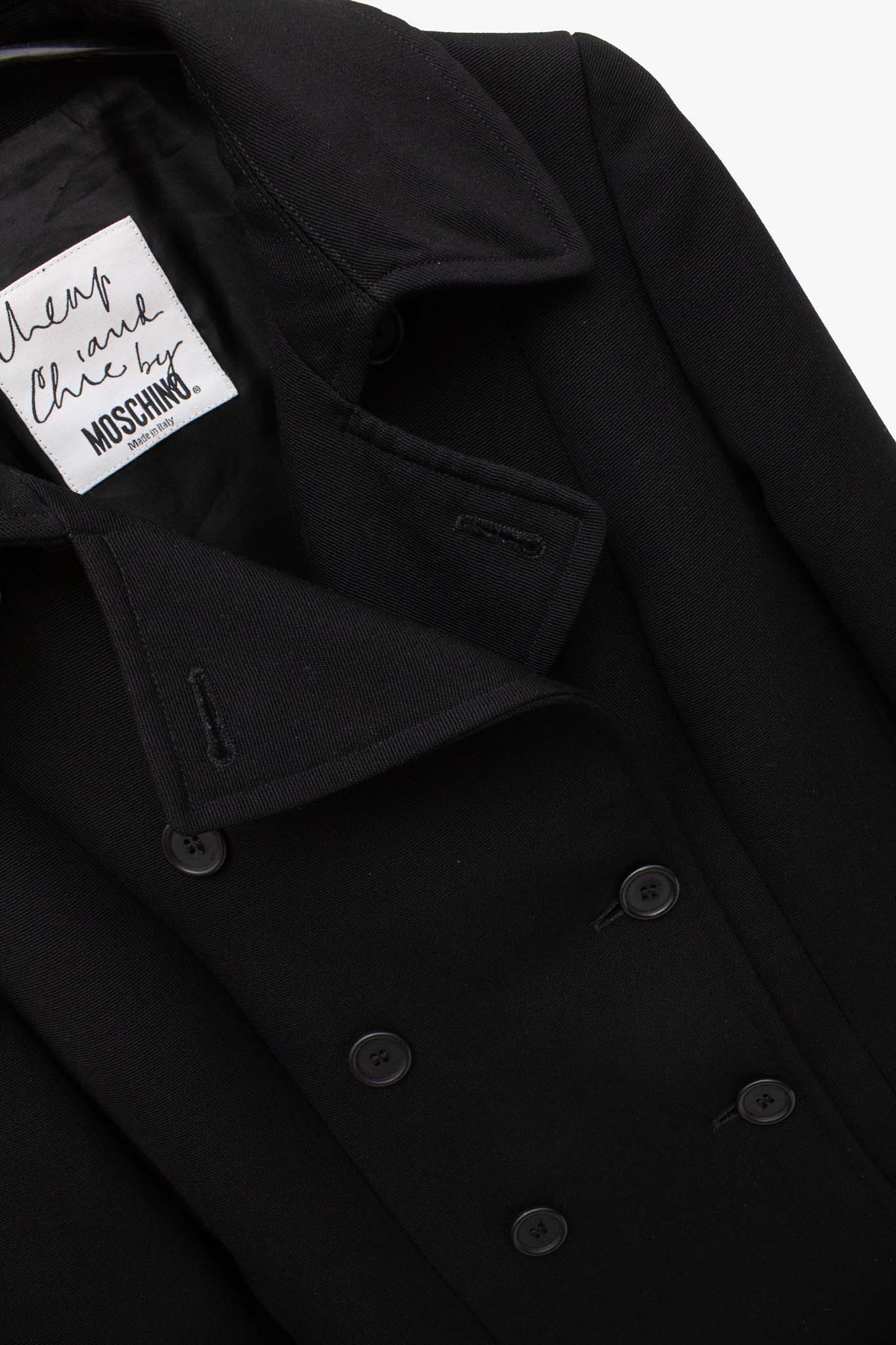 Zwart double breasted Moschino Cheap & Chic jasje