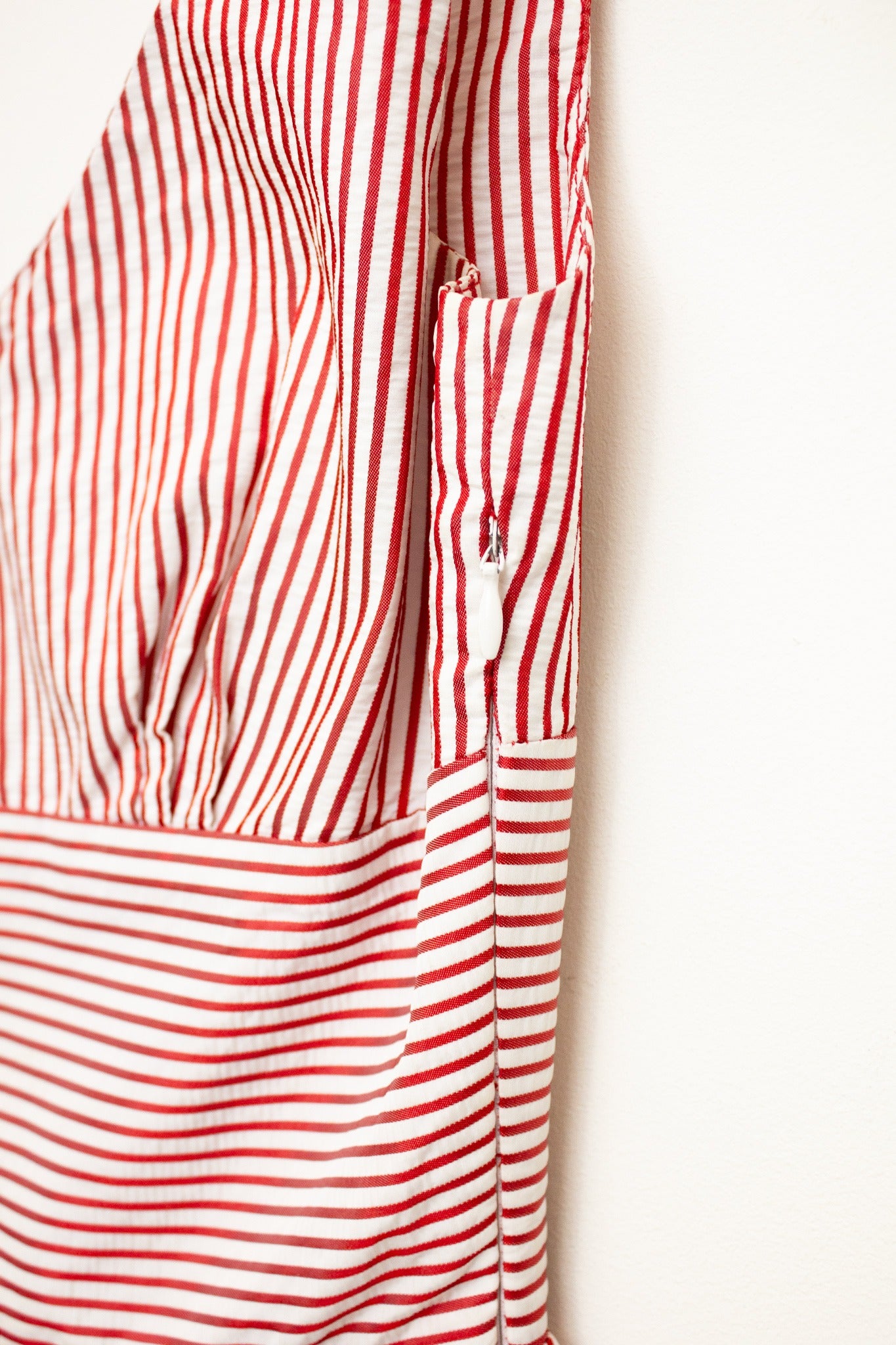 Rood wit gestreept Moschino Jeans jurkje 