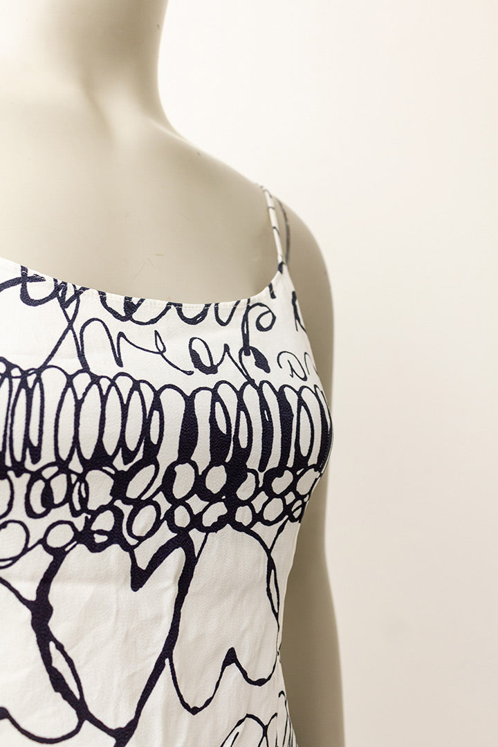 Moschino crop-top wit met zwarte hartjes Cheap & Chic