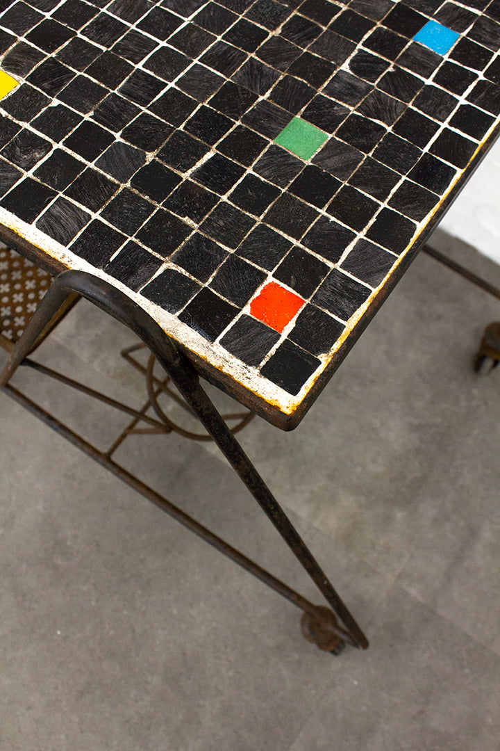 Jaren 50 mozaïek barcart