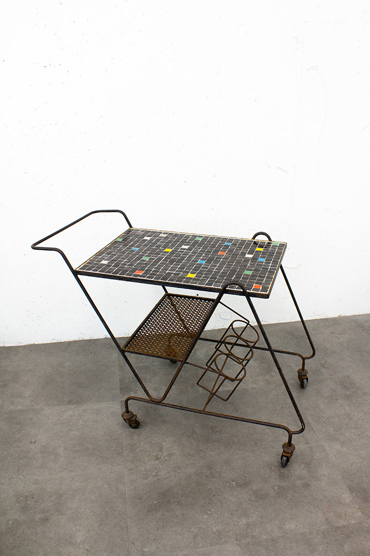 Jaren 50 mozaïek barcart