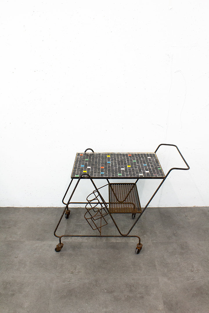 Jaren 50 mozaïek barcart