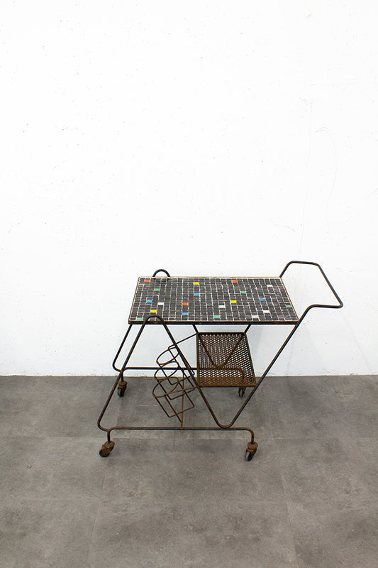 Jaren 50 mozaïek barcart