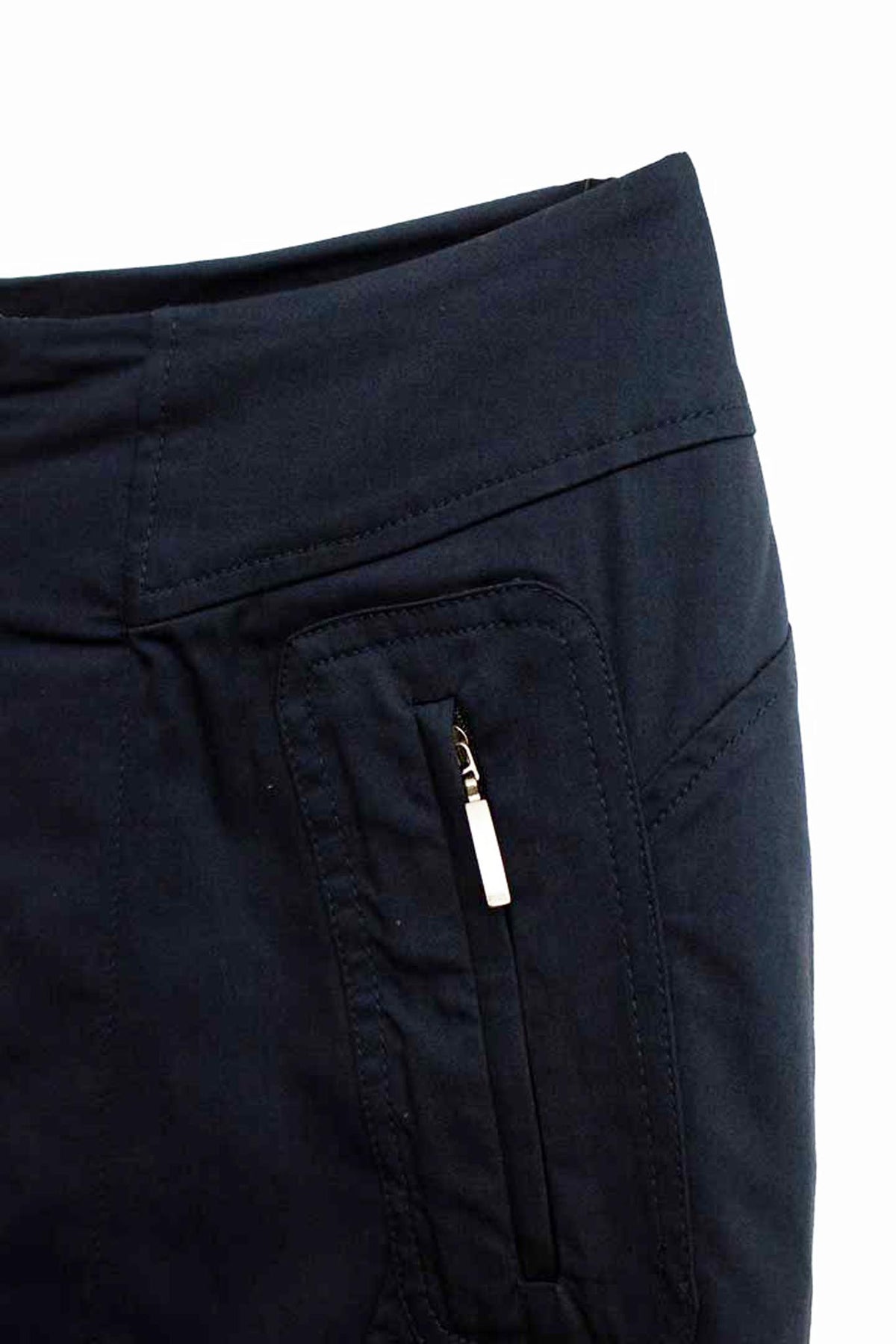 Navy blauw Rodier kokerrok met rits