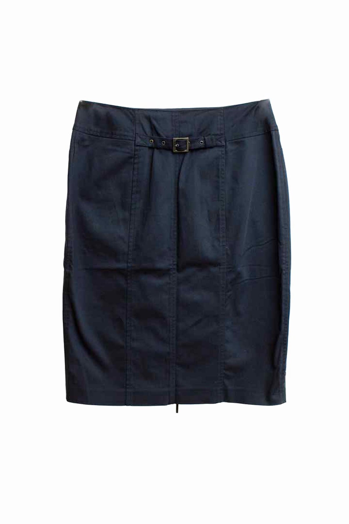 Navy blauw Rodier kokerrok met rits
