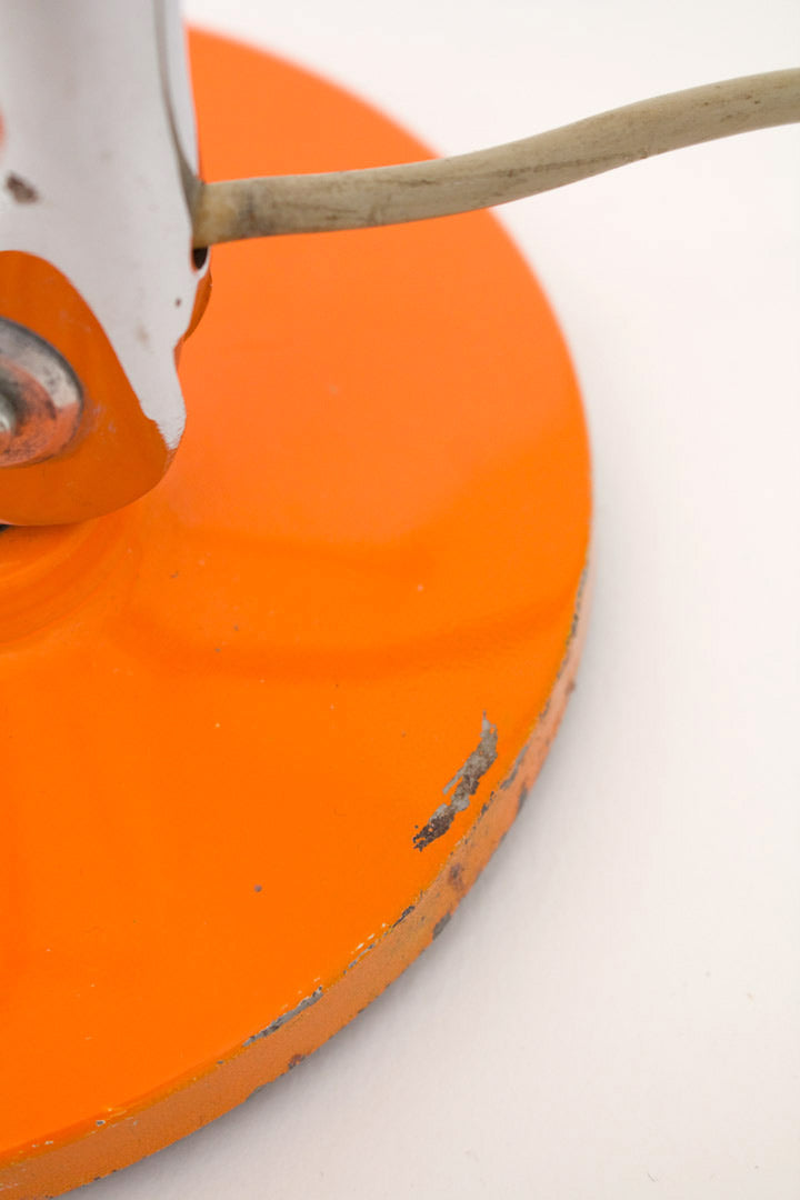 Oranje Fase Madrid bureaulamp jaren 70