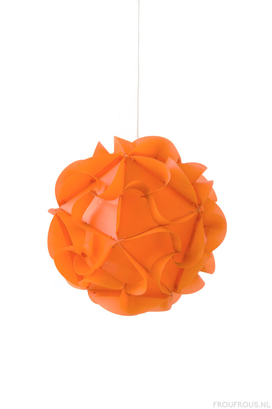 Oranje vintage Apollo lamp Woja