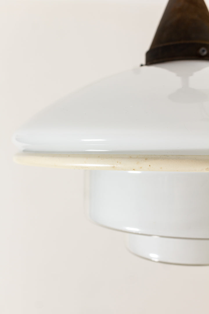Sistrah P4 hanglamp Otto Müller Bauhaus jaren 30