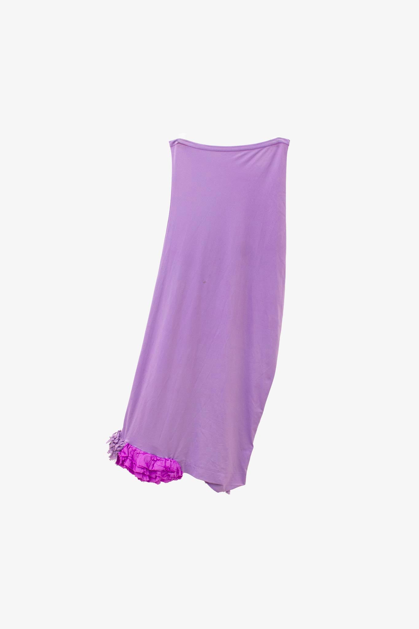 Comme des Garçons AD1999 asymmetrische rok met ruffles