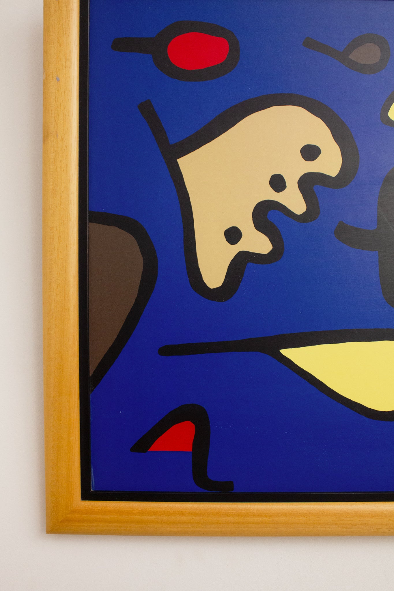 Paul Klee Fruchte auf Blau 1992 in houten lijst