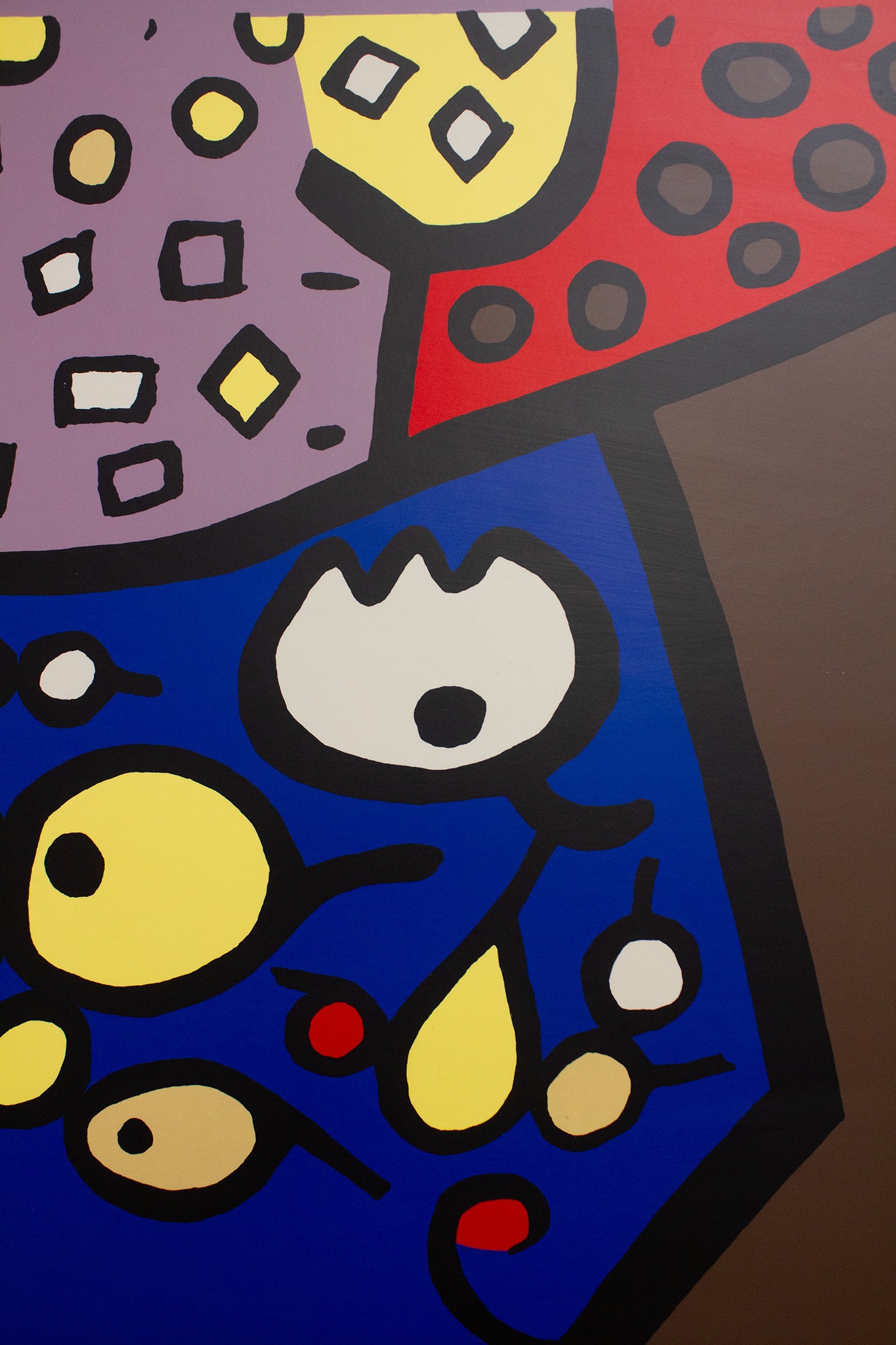 Paul Klee Fruchte auf Blau 1992 in houten lijst