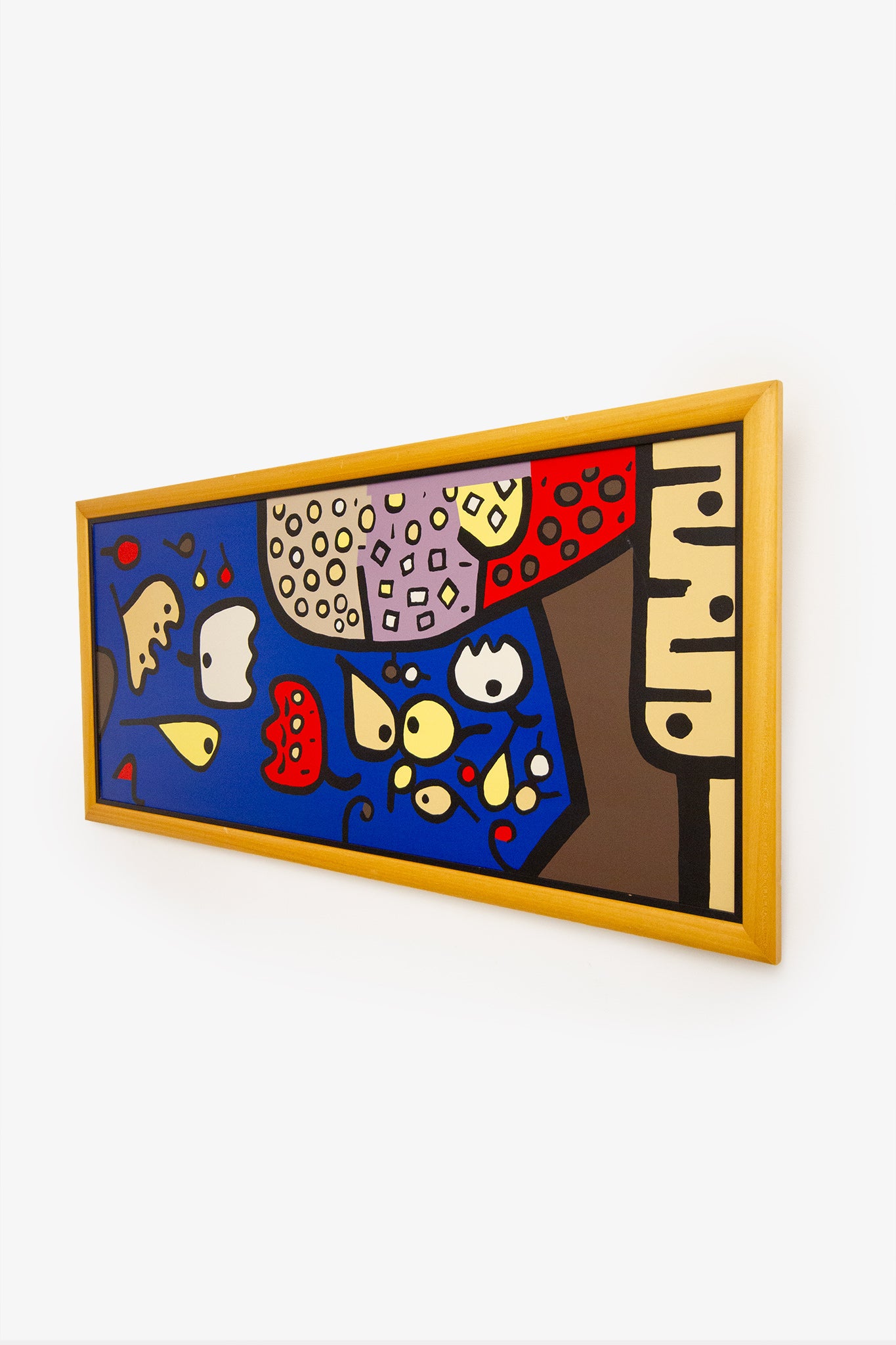Paul Klee Fruchte auf Blau 1992 in houten lijst