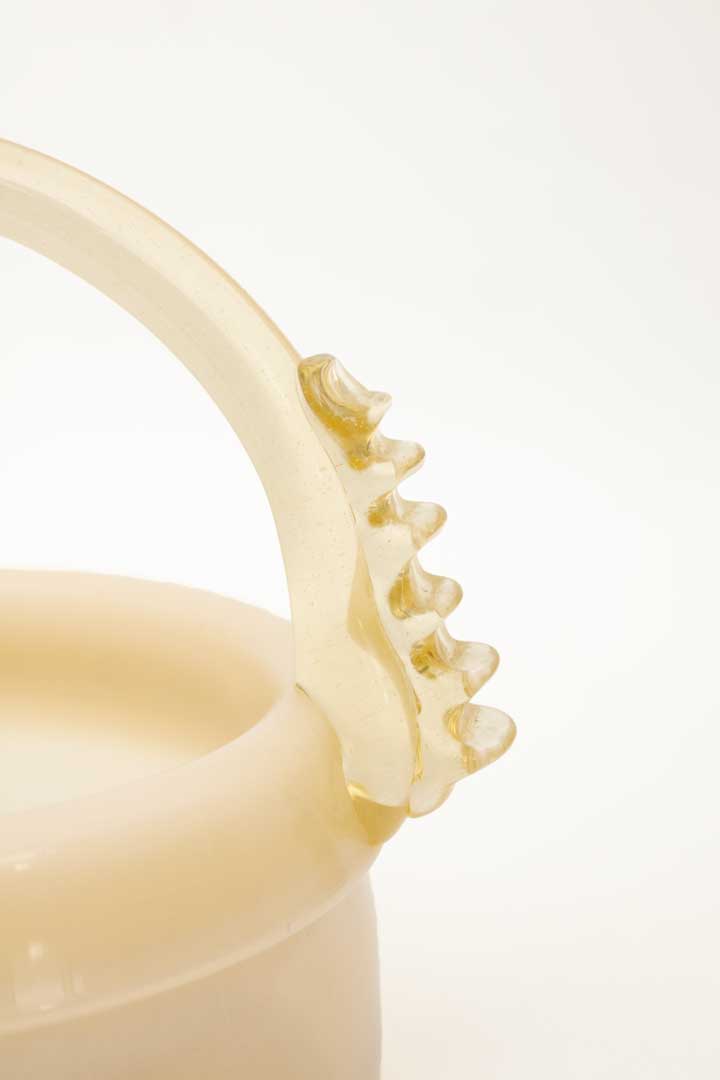 Vintage glazen schaaltje Krakow Instituut Polen