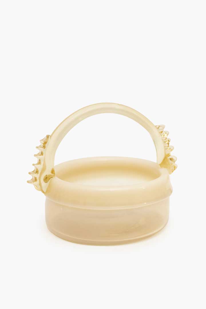 Vintage glazen schaaltje Krakow Instituut Polen