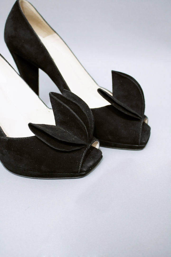 Zwarte Prada pumps