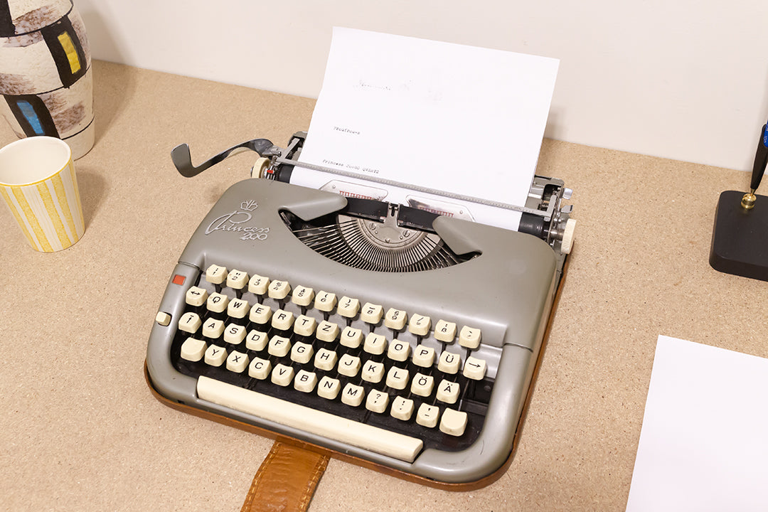 Princess 200 jaren 50 typemachine QWERTZ
