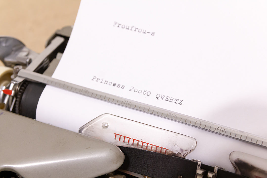 Princess 200 jaren 50 typemachine QWERTZ