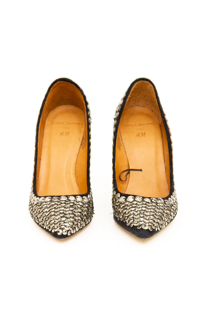 Pumps Isabel Marant x H&M met pailletten - maat 36
