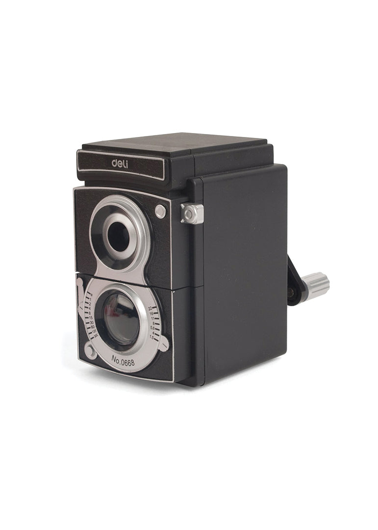 Puntenslijper Kikkerland vintage camera