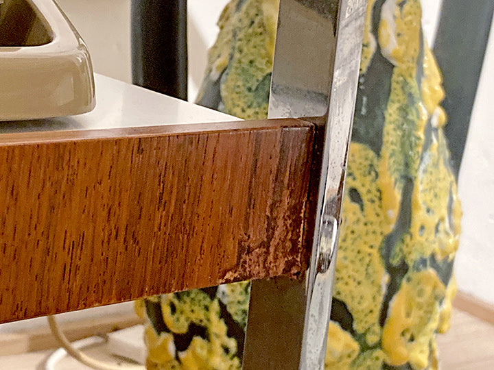 Rechthoekige vintage barcart in de stijl van Fabricius - Kastholm