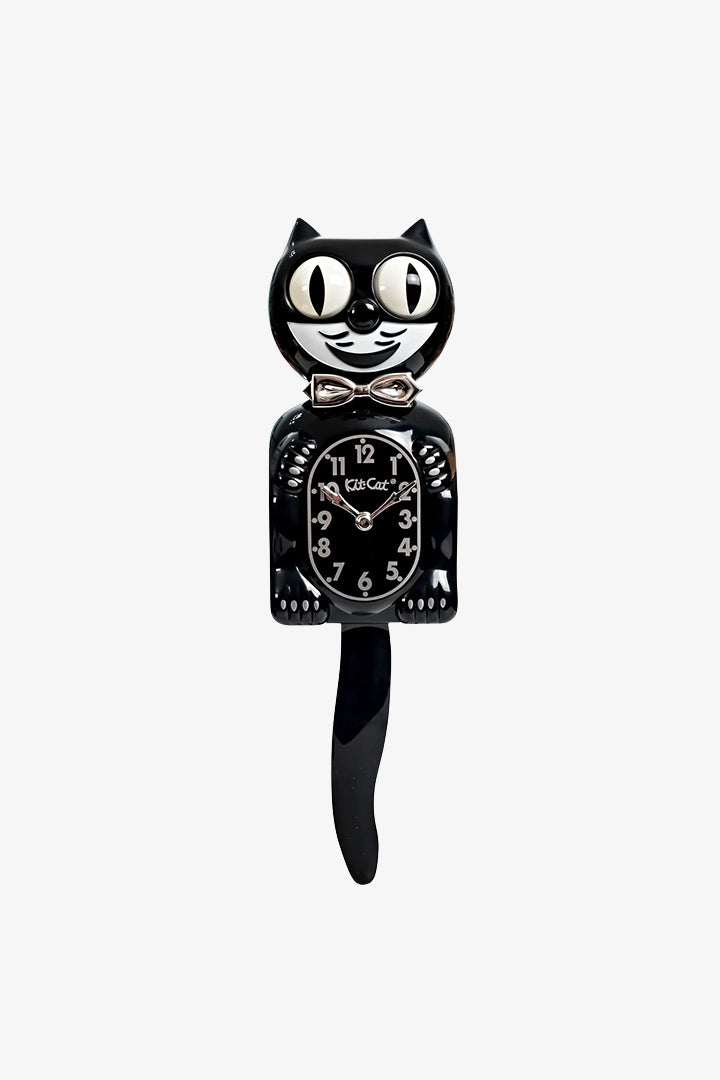 Retro Black Kitchen Edition Kit-Cat Klok