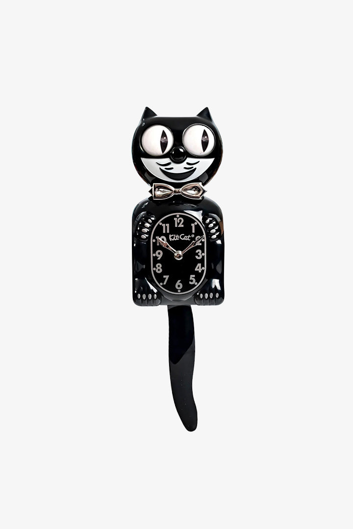 Retro Black Kitchen Edition Kit-Cat Klok