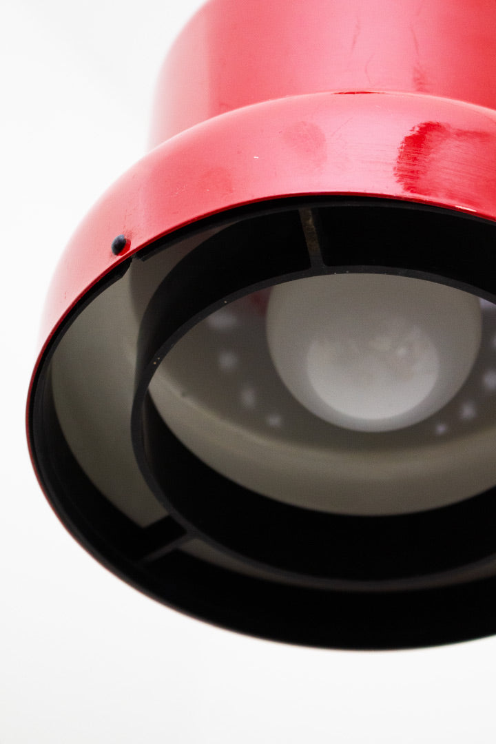 Rode 'Mini Poker' hanglamp – Jo Hammersborg voor Fog & Mørup