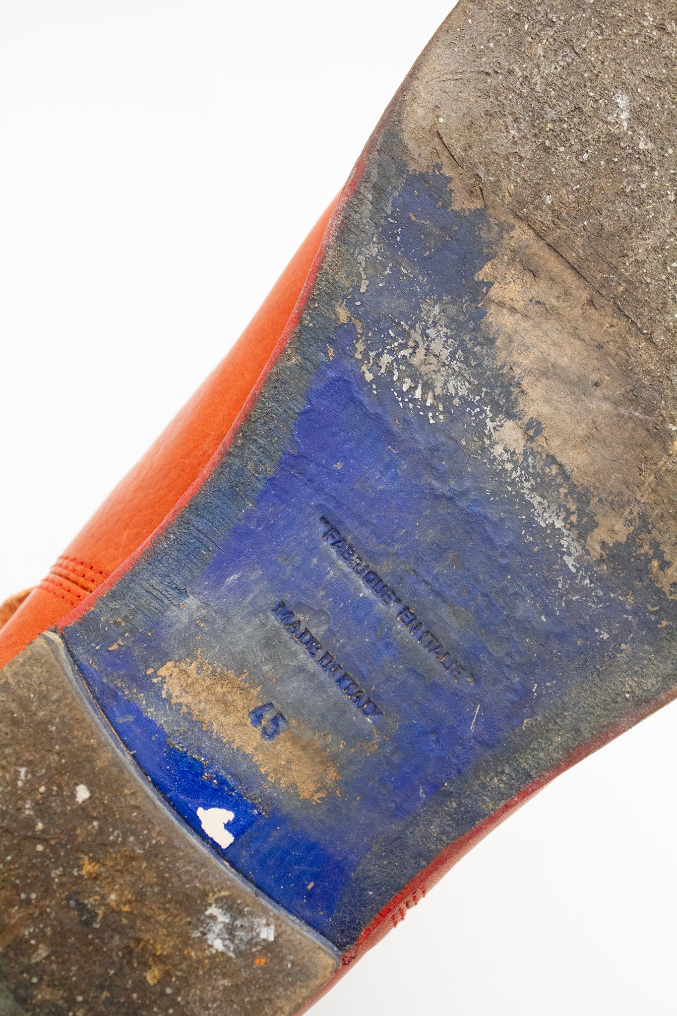 Rode leren Diesel Black Gold laarsjes