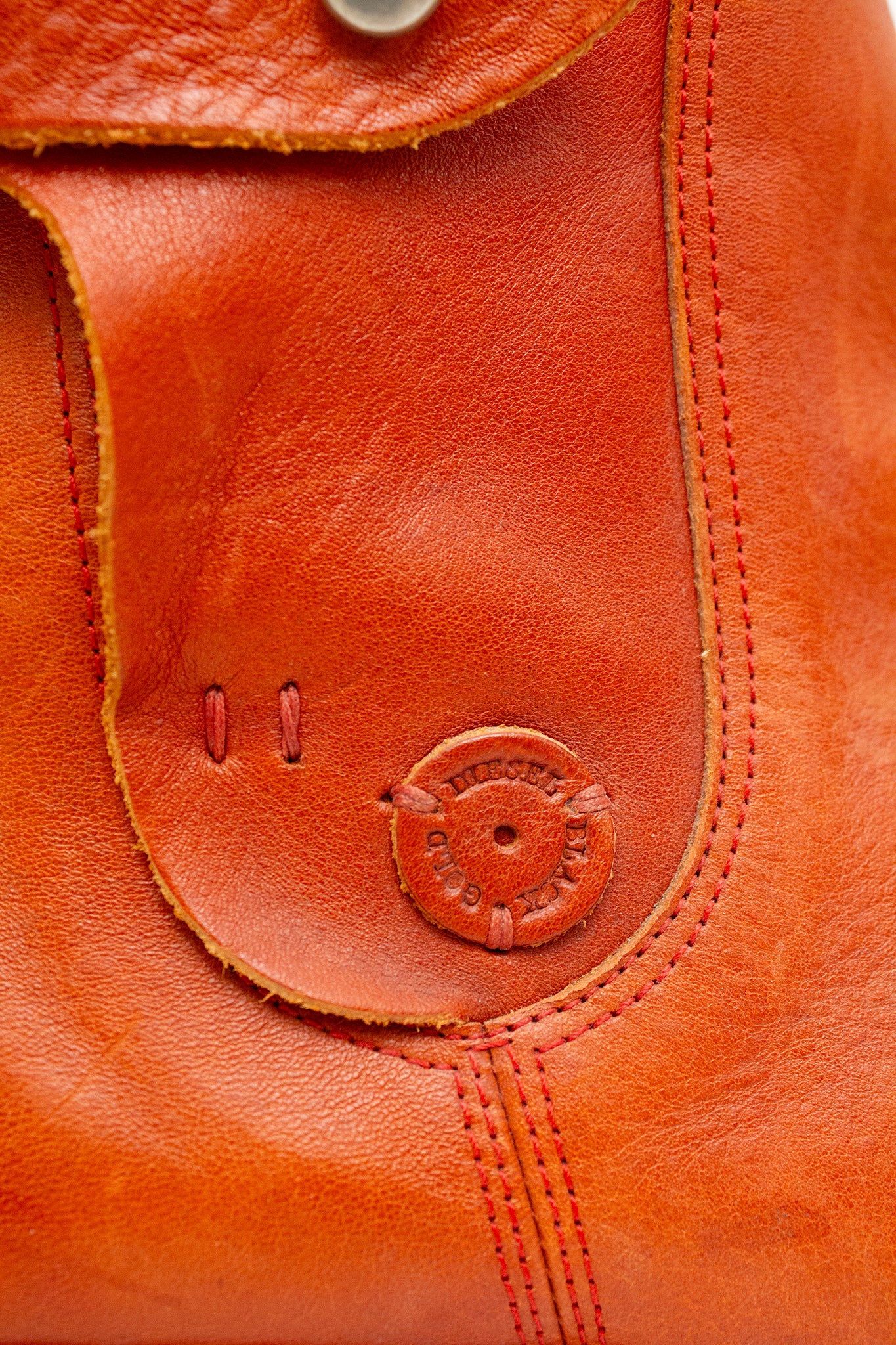 Rode leren Diesel Black Gold laarsjes