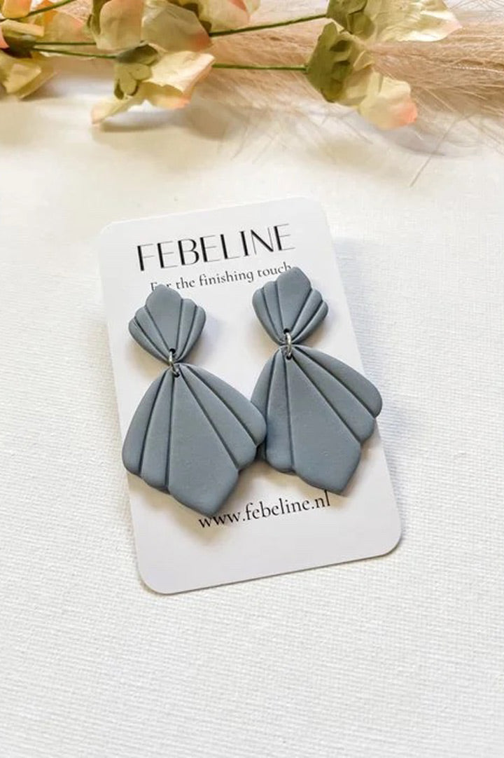 Polymeerklei oorbellen - Vera