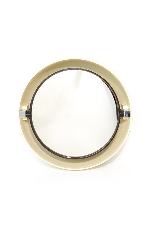Ronde Alibert spiegel met lampen jaren 70