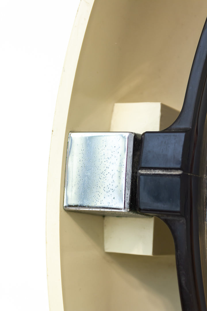 Ronde Alibert spiegel met lampen jaren 70