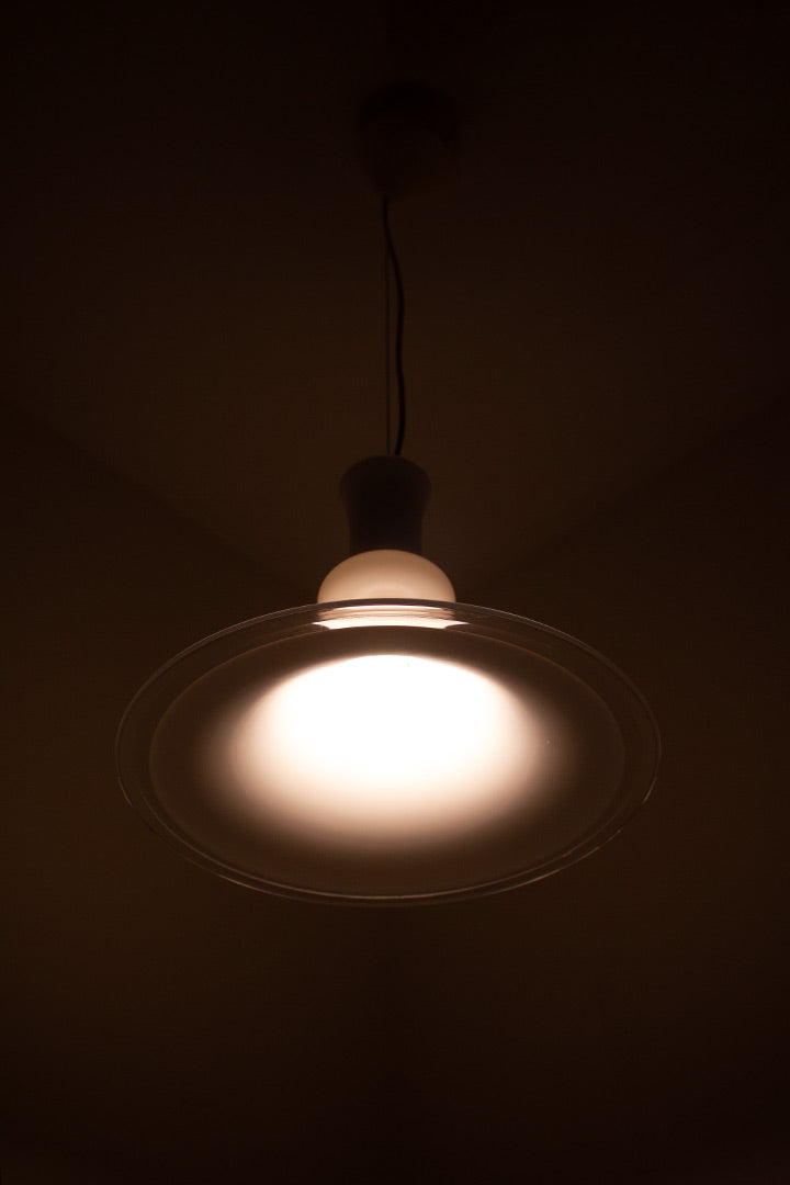 Holmegaard hanglamp – Michael Bang voor Royal Copenhagen 1980
