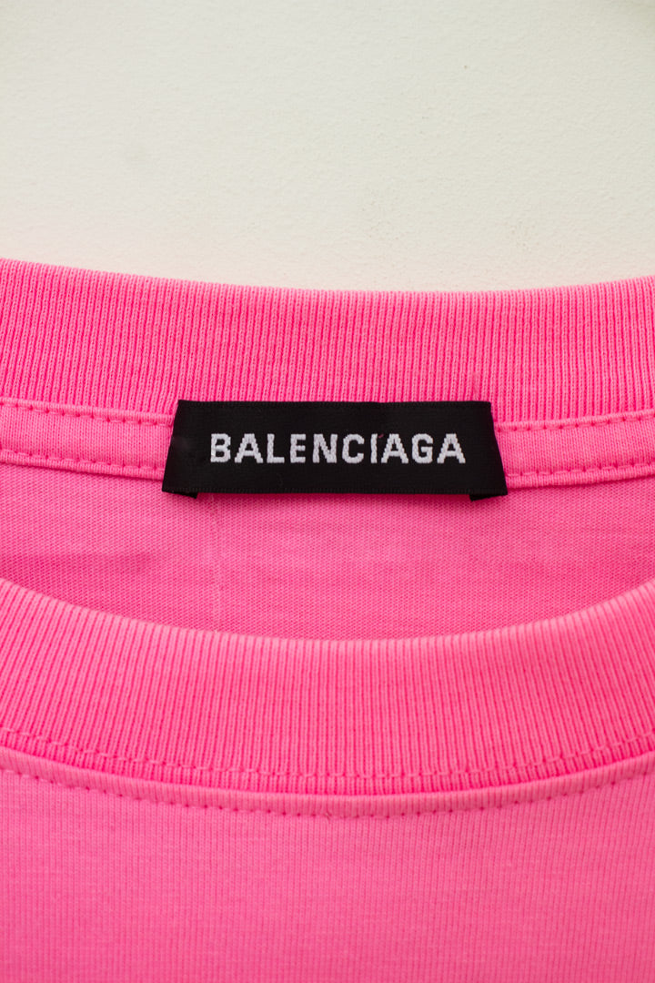 Roze Balenciaga t-shirt