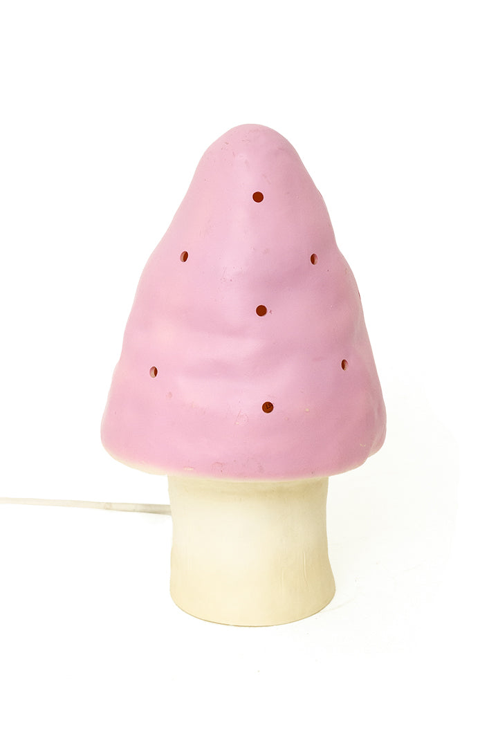 Roze Heico paddenstoel lamp vintage