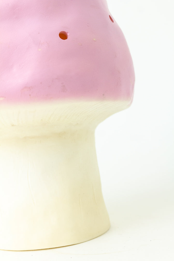 Roze Heico paddenstoel lamp vintage