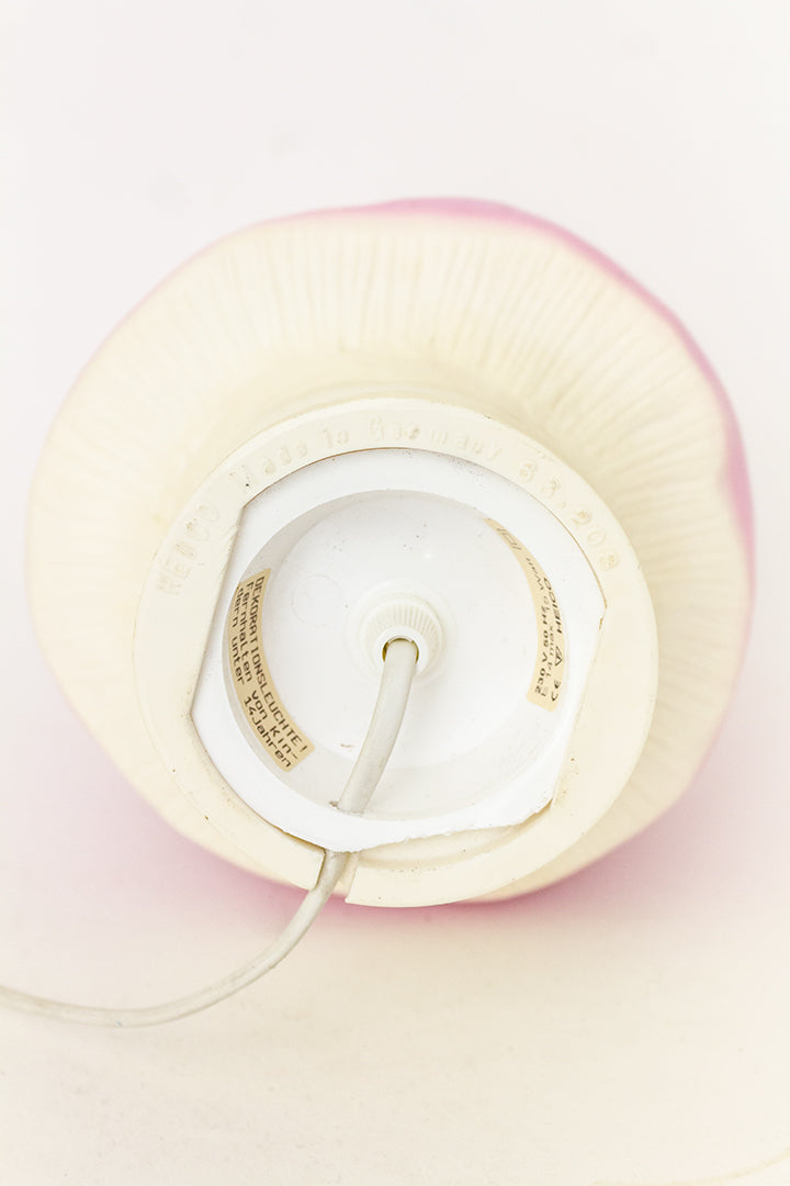 Roze Heico paddenstoel lamp vintage