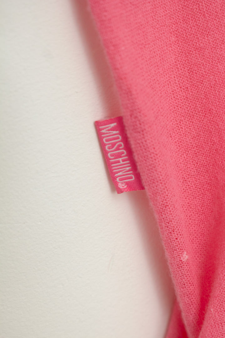 Roze mesh Moschino Jeans t-shirt
