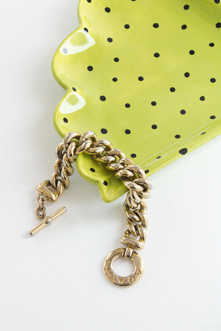Schakelarmband goud