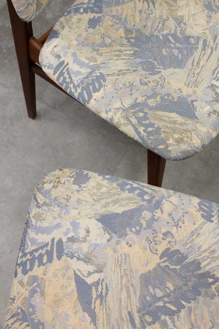 Set van 2 vintage Webe / Pastoe stoelen