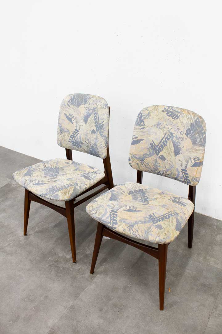 Set van 2 vintage Webe / Pastoe stoelen